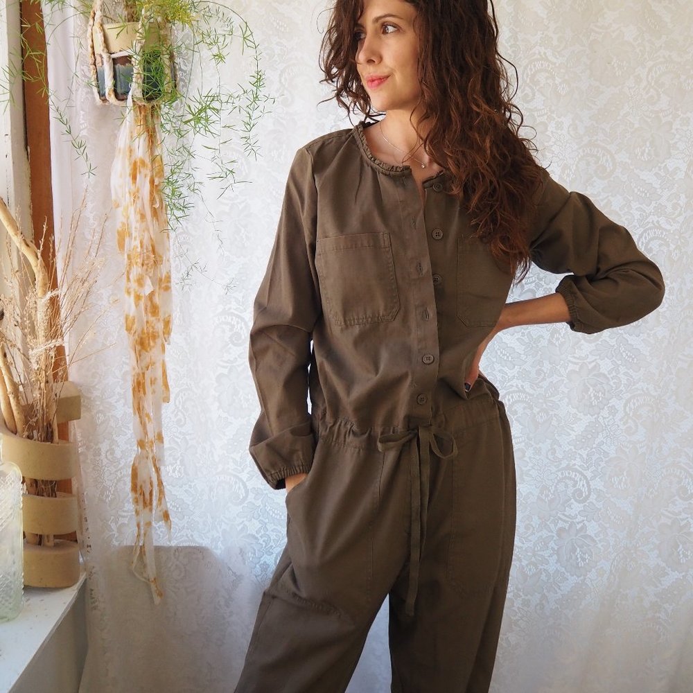 Olive Green Jumpsuit NWT